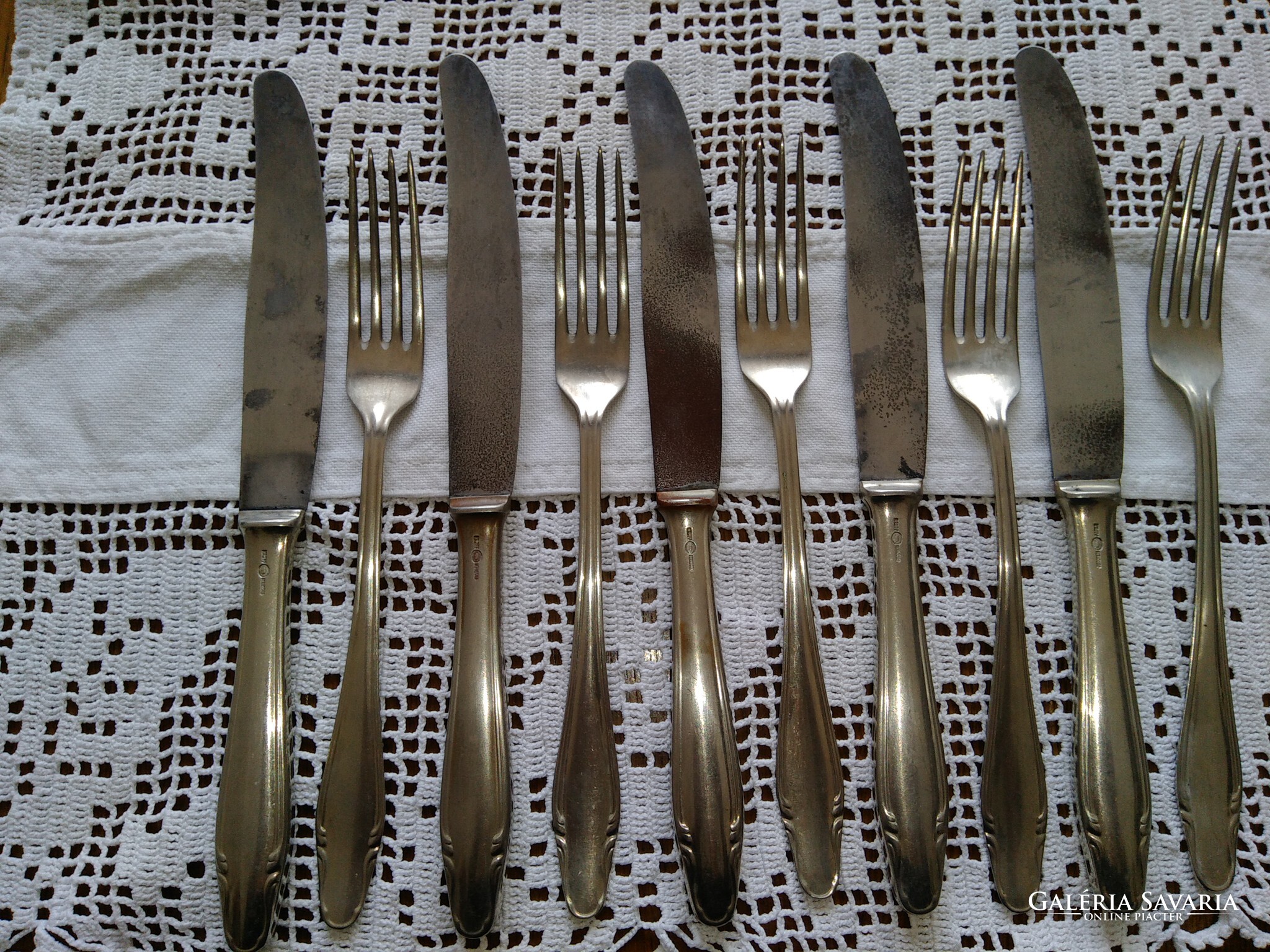 Vintage knife deals and fork set
