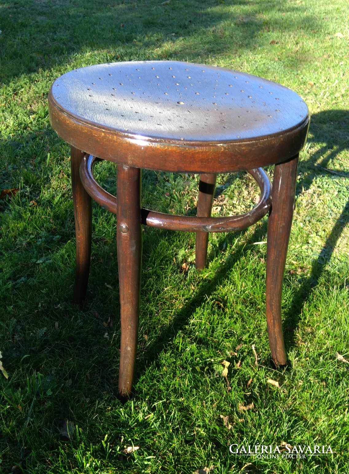 antique backless chair