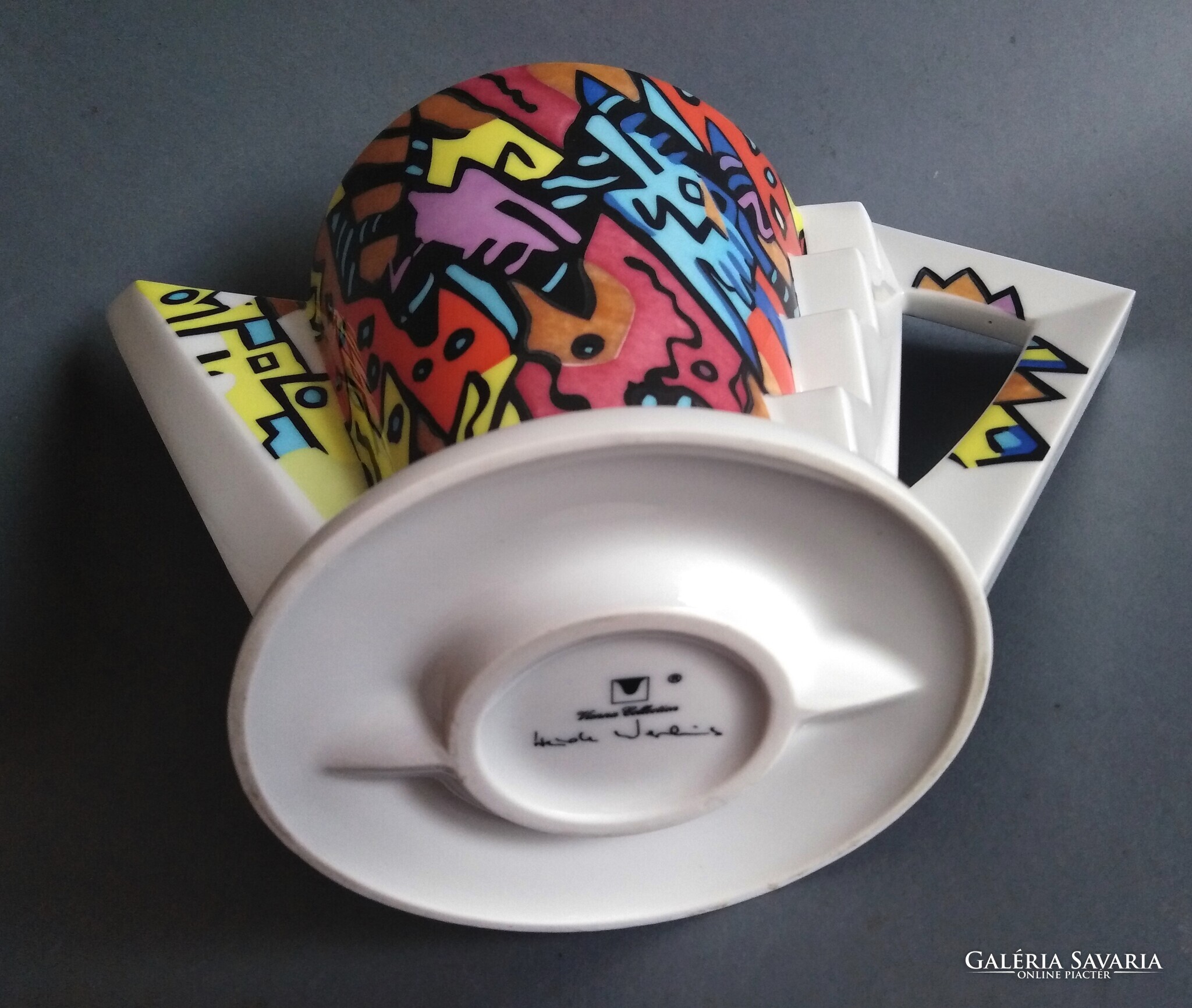 Heide warlamis 'vienna collection' pop-art/postmodern coffee pot