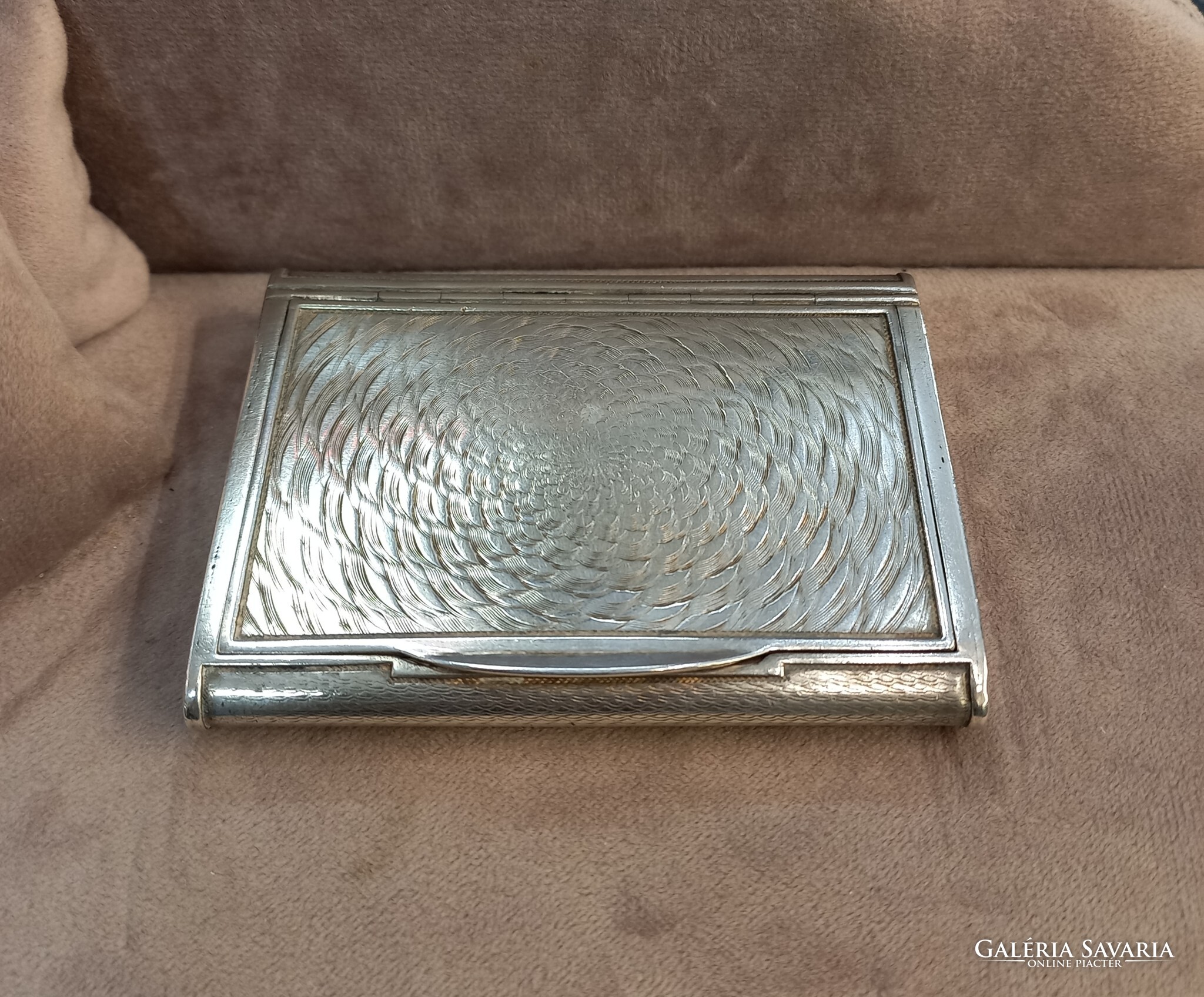 Vintage silver sale box