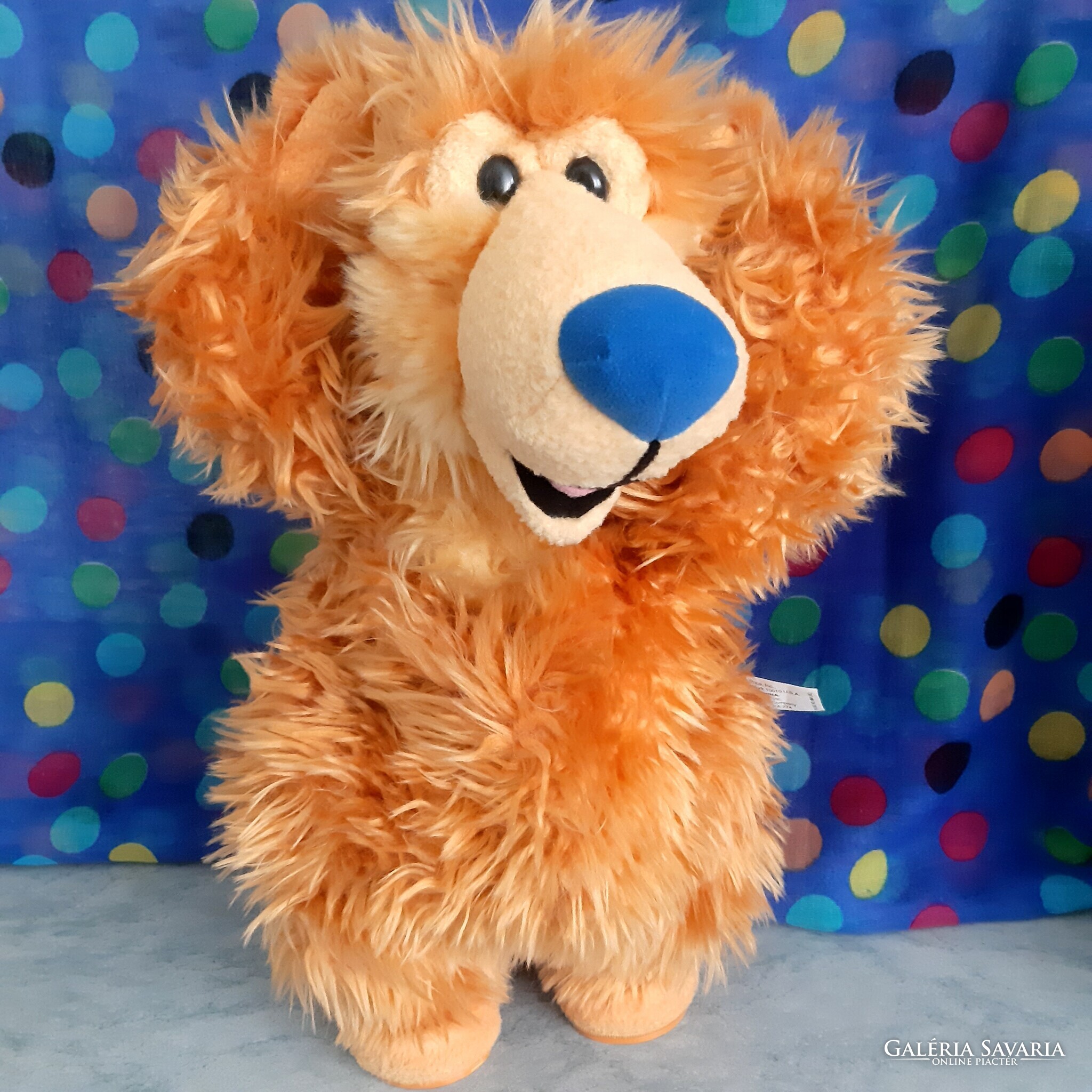 Original cha cha cha teddy bear blue nosed teddy bear from Mattel