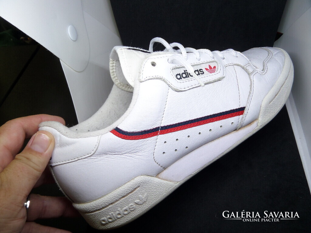 Adidas originals continental 80 white (original) leather unisex 39 ...