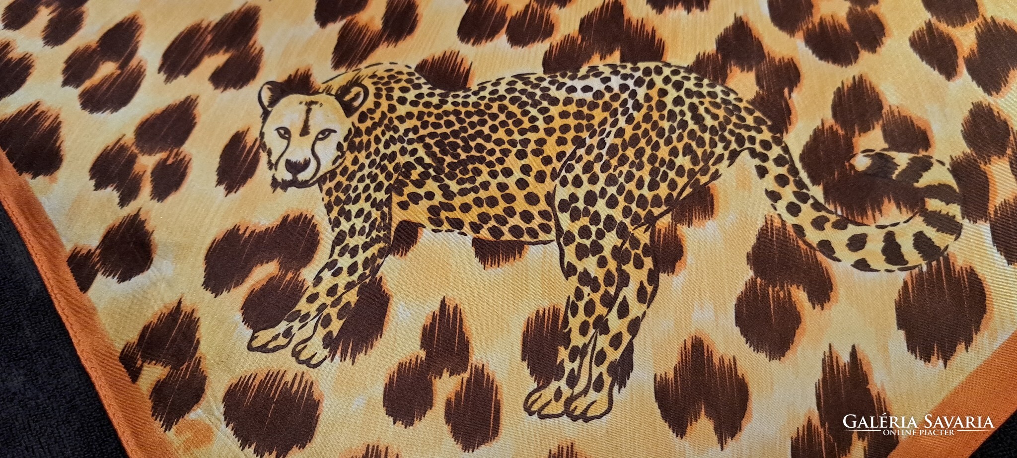 Vintage kendő - Pasztel leopard Vintage kendő - Pasztel leopard