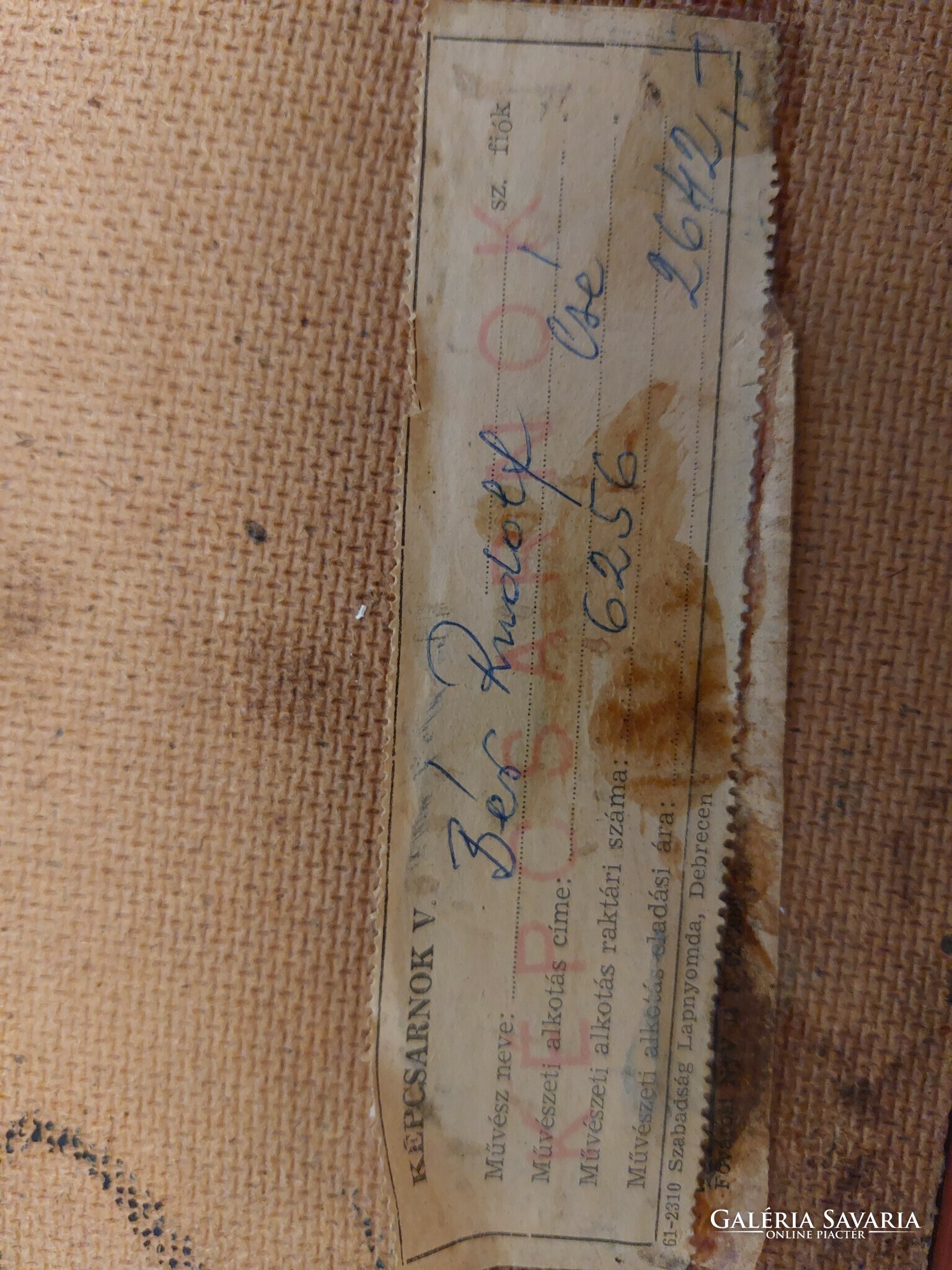 Bér Rudolf - Virágcsendélet - Festmény | Galéria Savaria online piactér ...