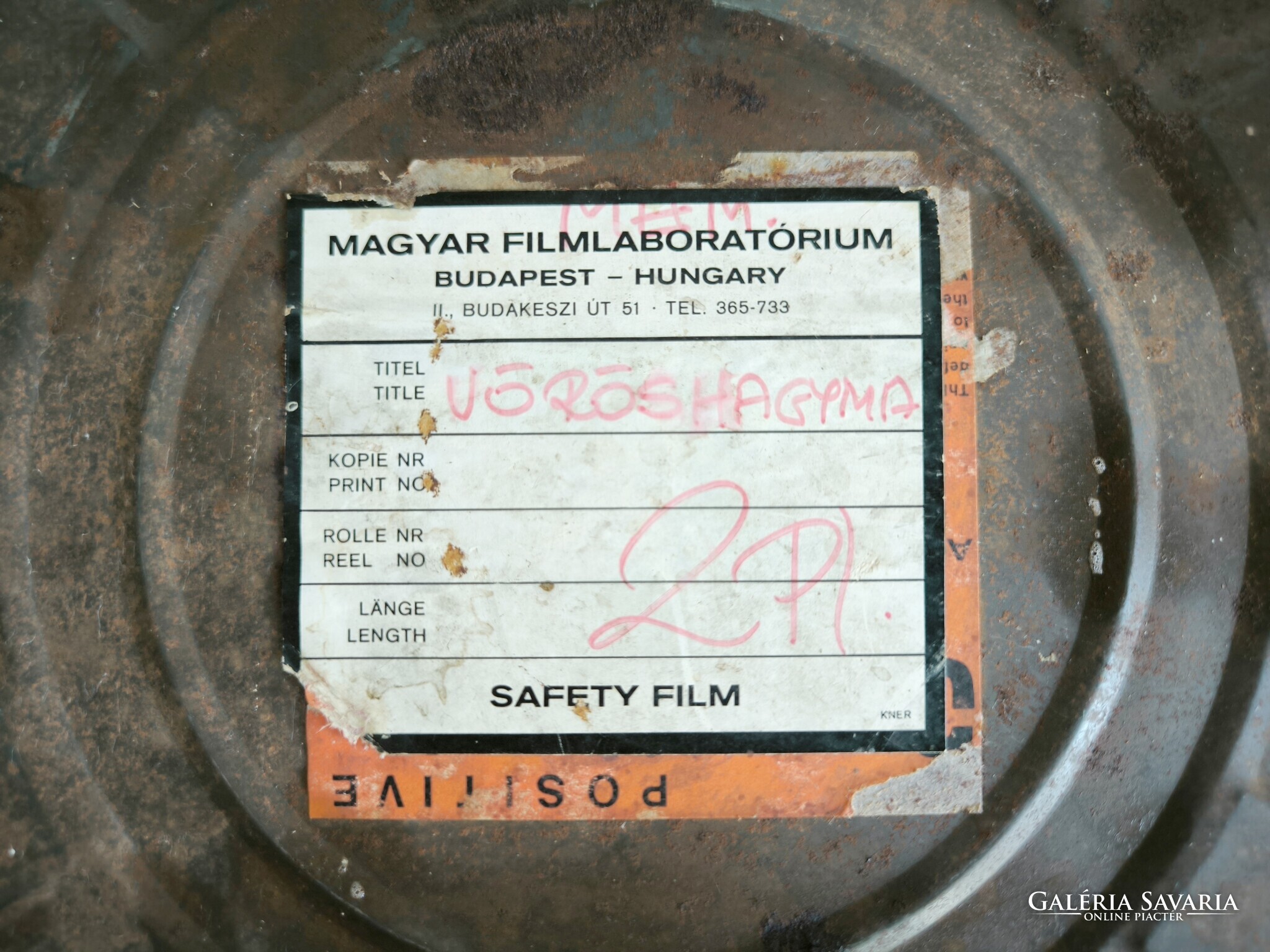 Movie metal box Metalware Galeria Savaria online marketplace