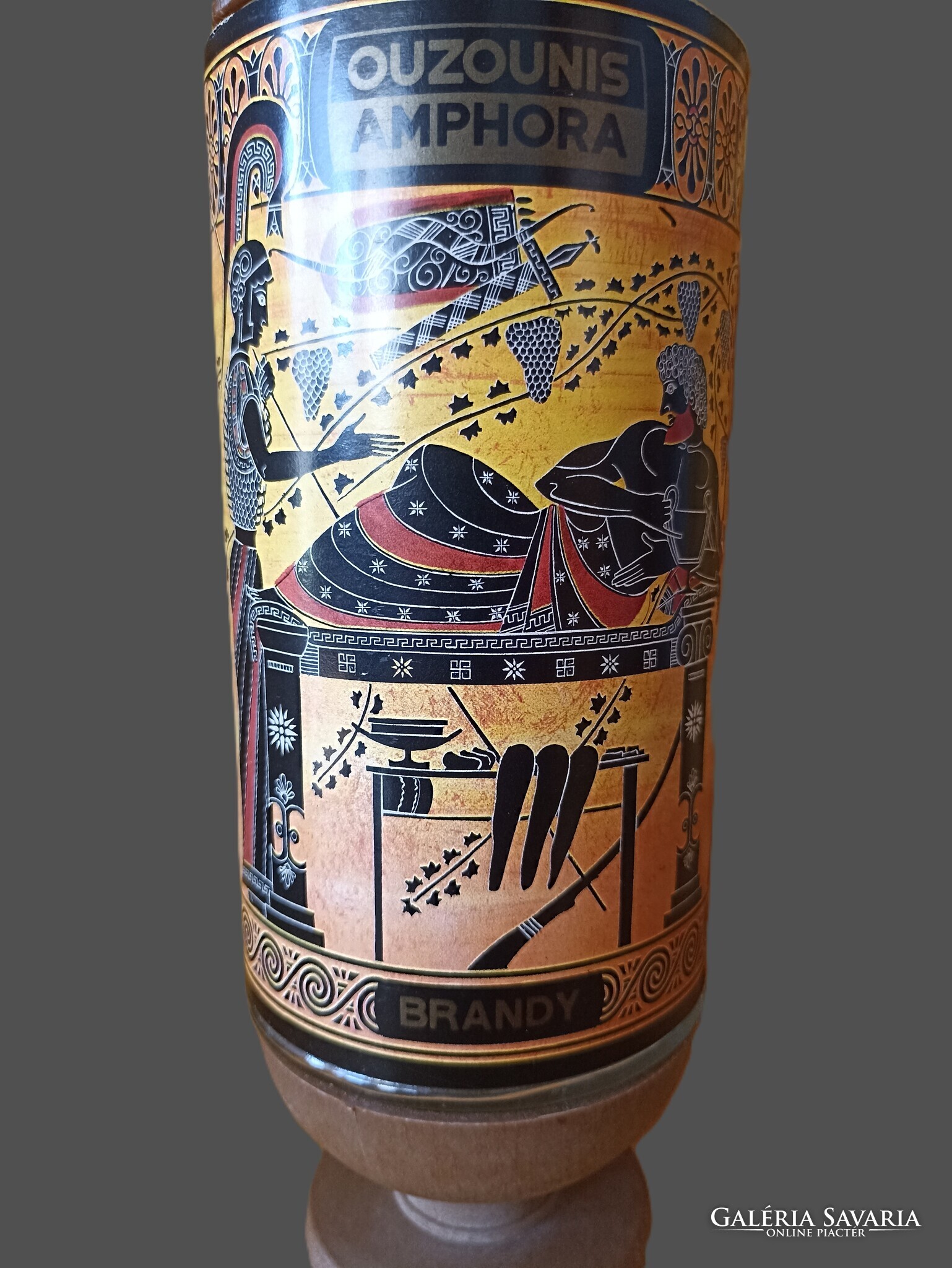 ouzounis amphora brandy Greek Red Wine Bottle Vintage 【公式通販】