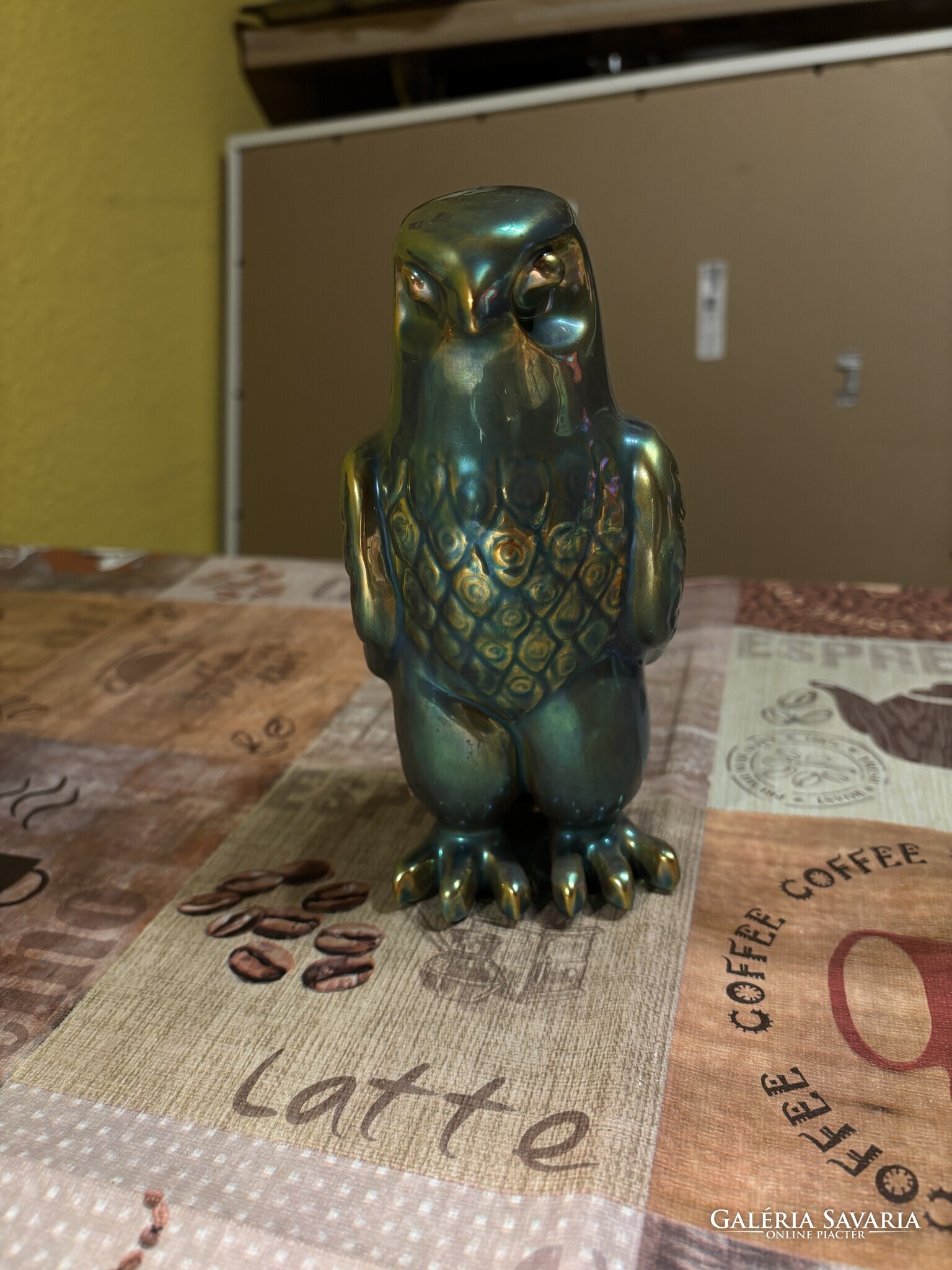 Zsolnay eozin sas madár - Porcelán | Galéria Savaria online piactér ...