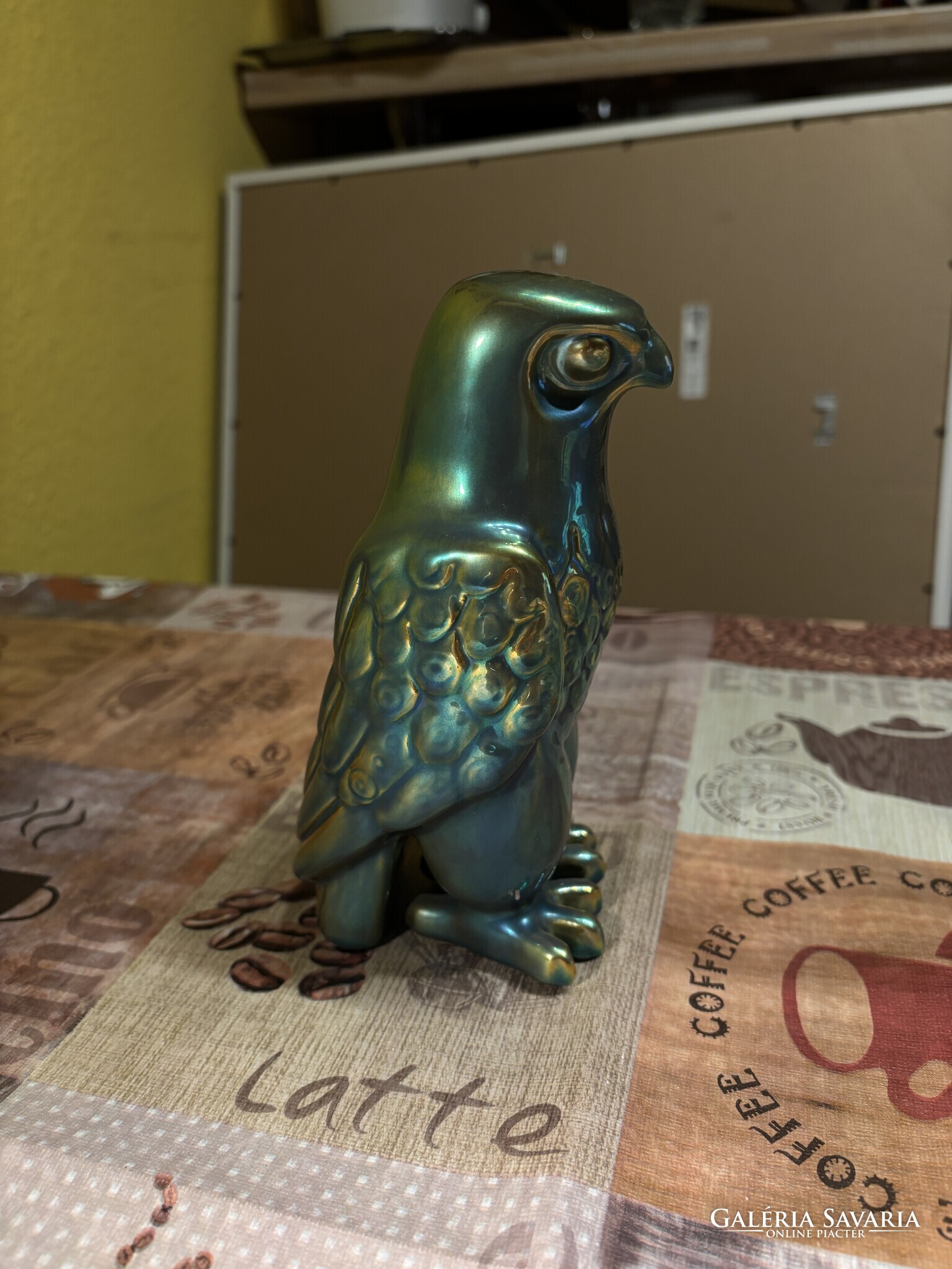 Zsolnay eozin sas madár - Porcelán | Galéria Savaria online piactér ...