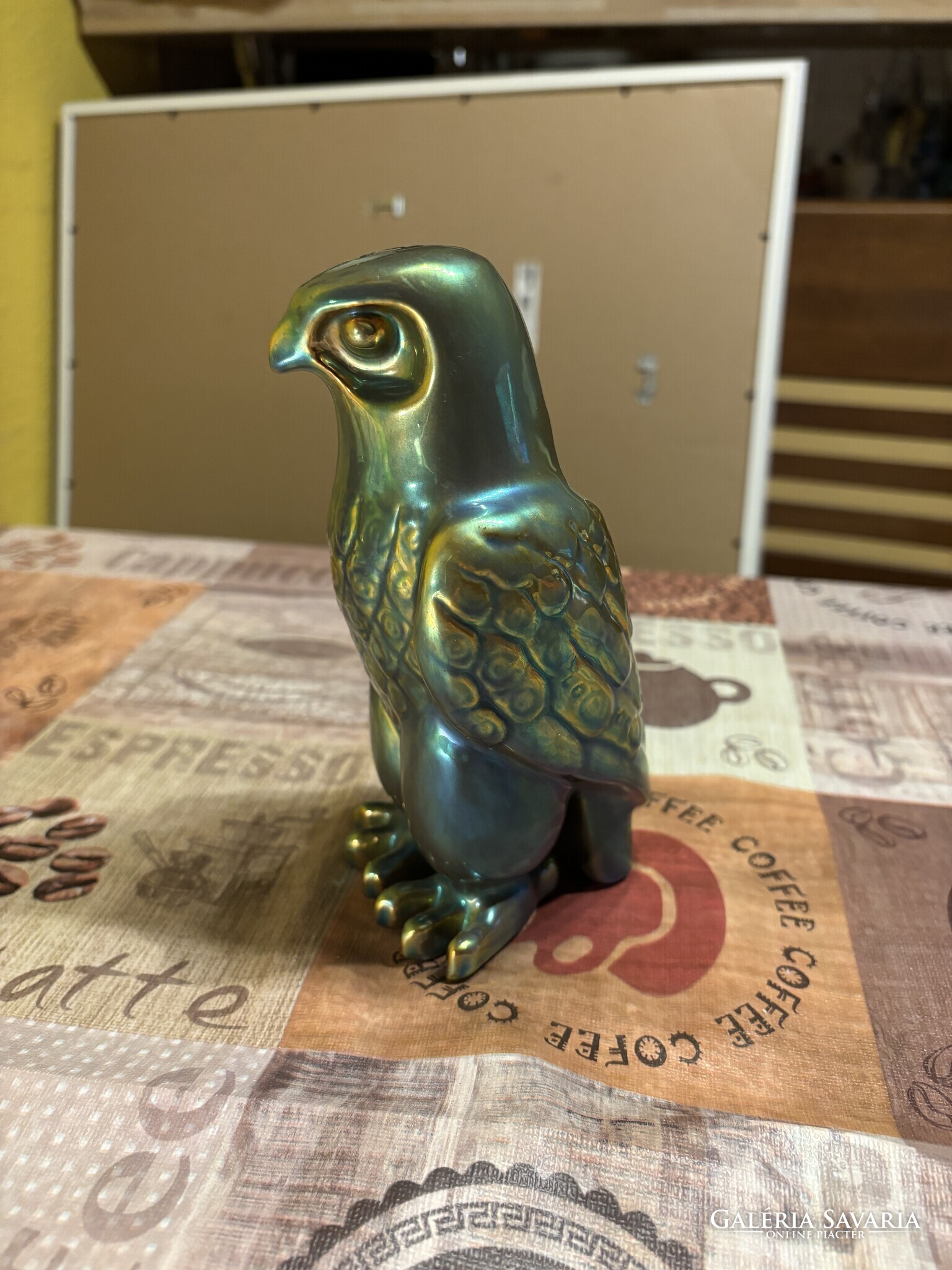 Zsolnay eozin sas madár - Porcelán | Galéria Savaria online piactér ...