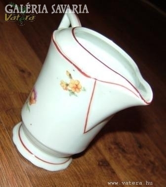Zsolnay, small flower pattern milk pourer
