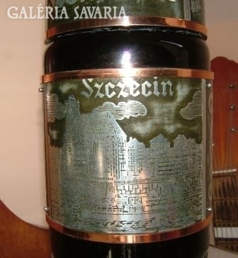 Különleges lengyel Szczecin váza