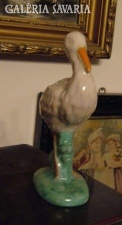 Old ceramic stork