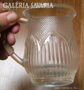 Antique glass spout