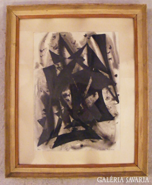 István Barta 40x29 cm mixed paper 1963