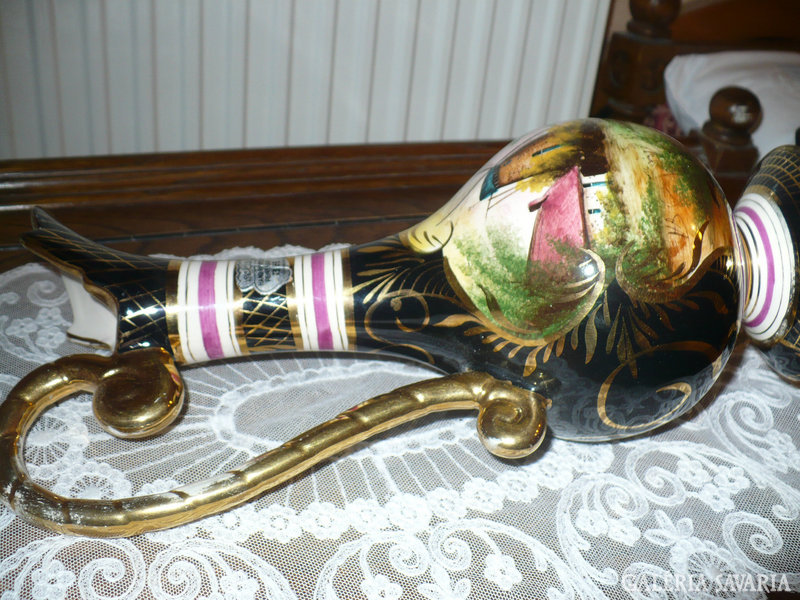 Belga karafa kézzel festett szép darab