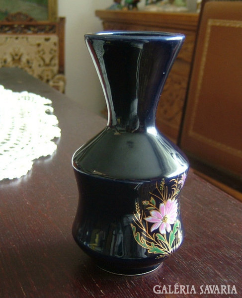 Álomszép Veritable blue De Jour váza - kobaltkép váza
