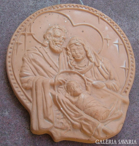 Holy family - wall ceramics