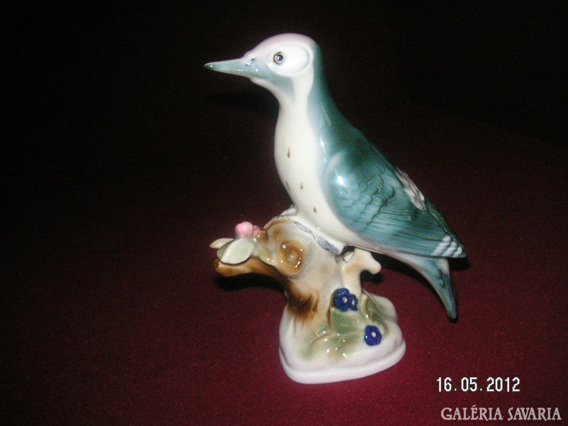 Zsolnay jay bird, old mark, hand painted. With nice colors