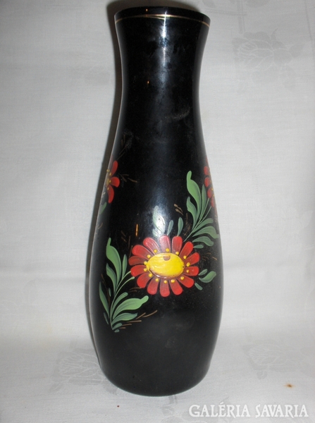 Kézi festéssel díszített retro váza - 27 cm