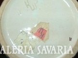 Marked, numbered Austrian ceramic decorative plates