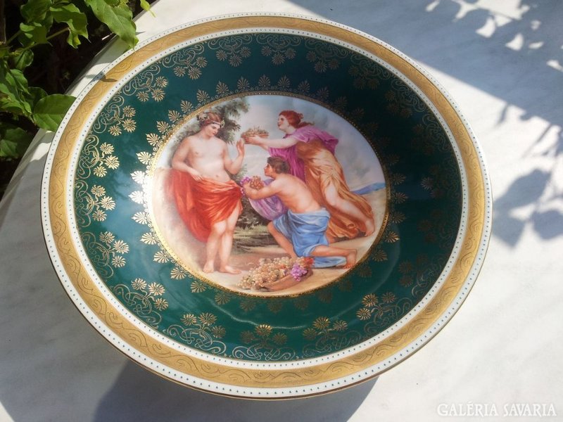 Alt wien decorative plate, carlsbad, 30 cm!