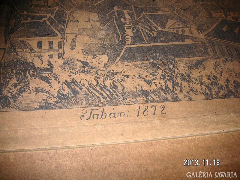 A Tabán 1872 ben