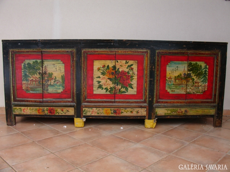 Antique Mongol chest of drawers!