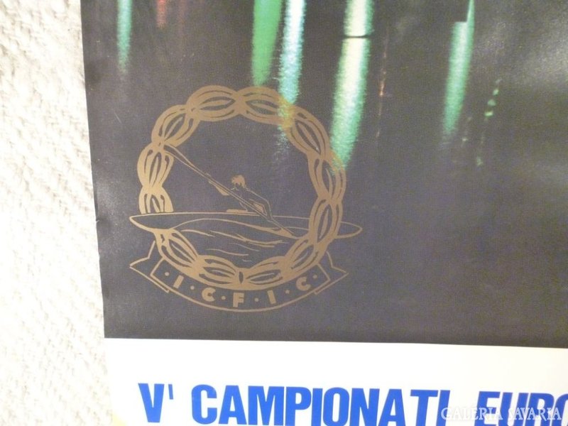 2459 T2 EREDETI olasz evezős sport reklám plakát