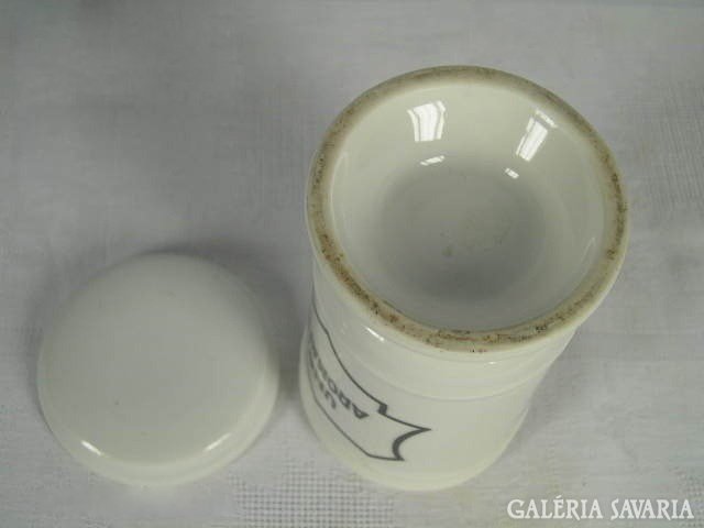 AB49 E3 Régi patika edény, porcelán Ung. Aromatic.