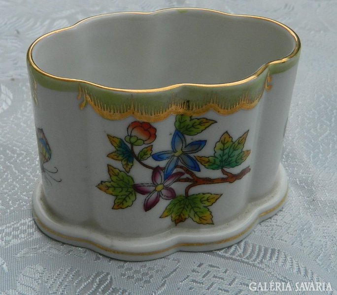 Herend Victoria patterned bowl - toothpick holder