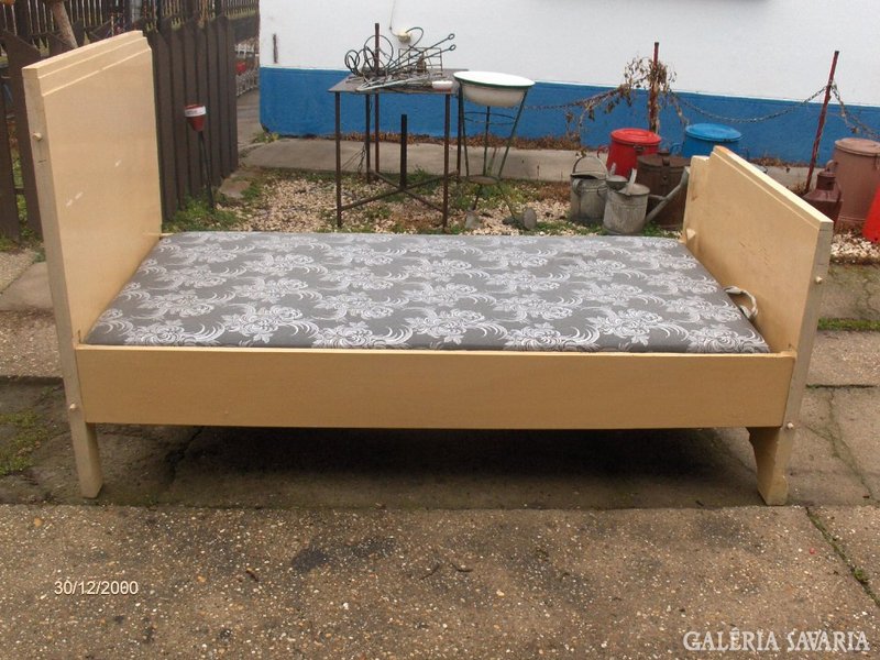 Two old beds with newer mattresses - sold together