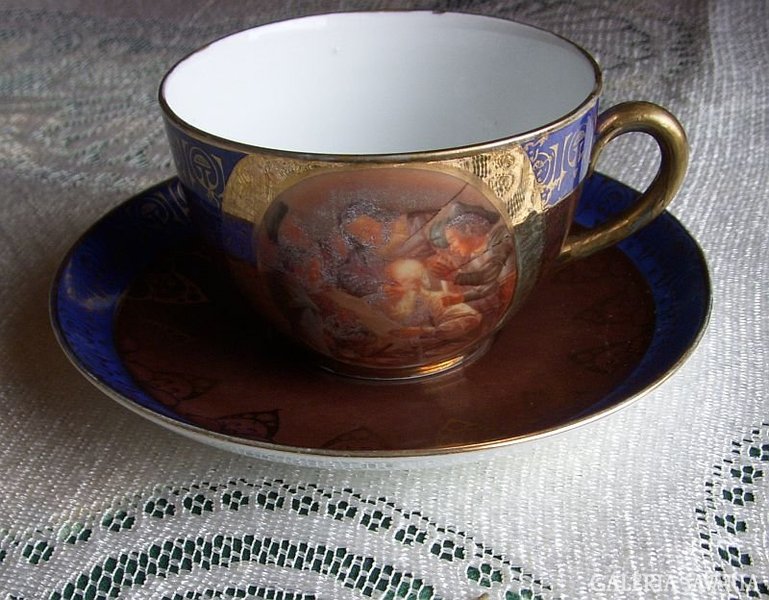 Gyönyörű antik THUN teás szett