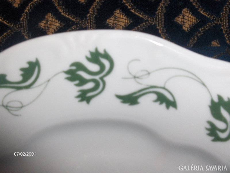 Gyönyörű, régi Zsolnay lapos tányér - 2 darab
