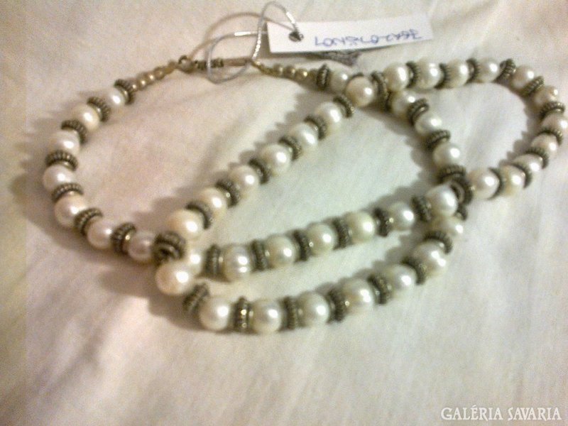 True pearl unisex necklace from India
