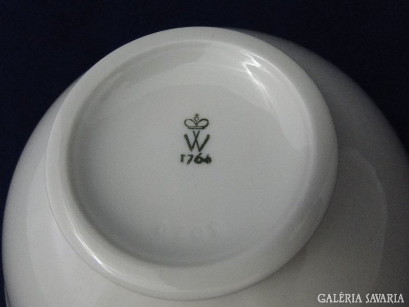 7866 Régi nagyméretű WALLENDORF porcelán bonbonier