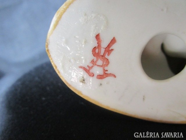  Nagyon régi német porcelán VÁNDORFI M:13 cm