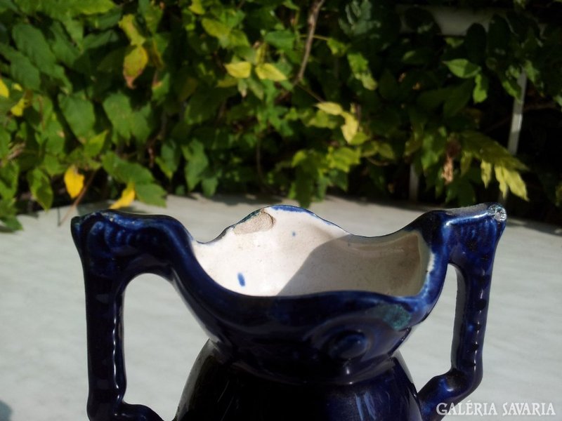 Art Nouveau faience vase, josef strnact