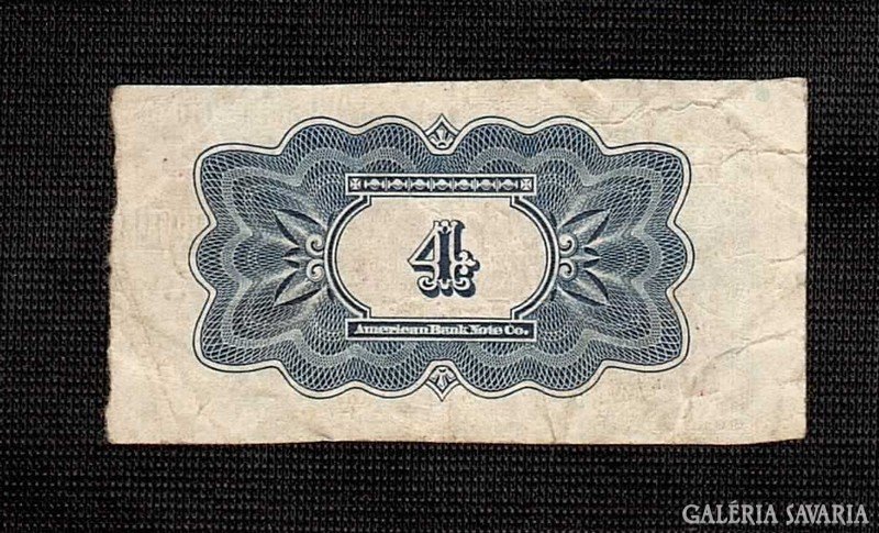 Ritka 4,5 Rubel 1920 Oroszország 