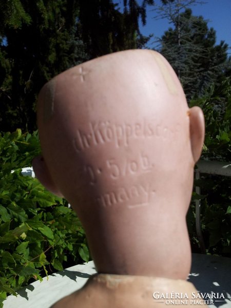 Antique porcelain head doll, Heubach Köppelsdorf