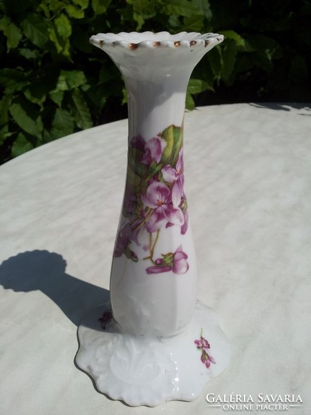 Violet candle holder