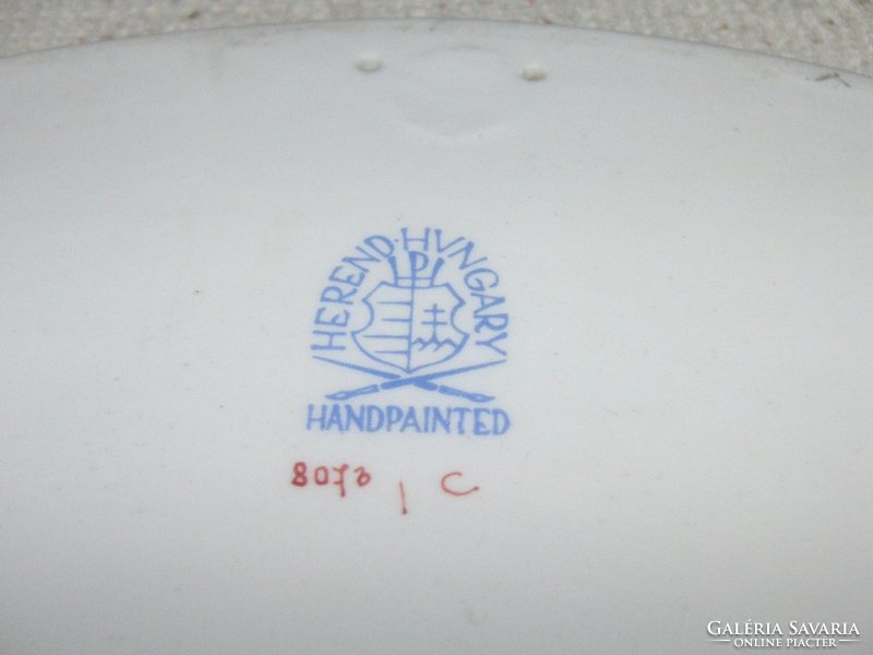 Herendi, retro porcelain table from 1979