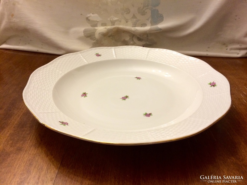 Rare antique Herend garnished bowl with a very nice pattern