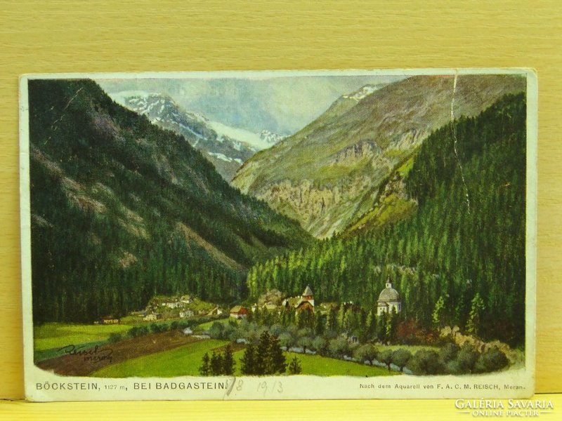 0A926 Antik képeslap Bei Badgastein 1913