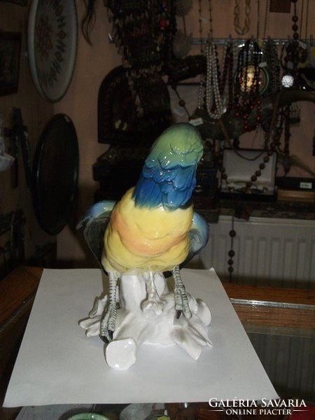 ENS porcelán papagáj figura