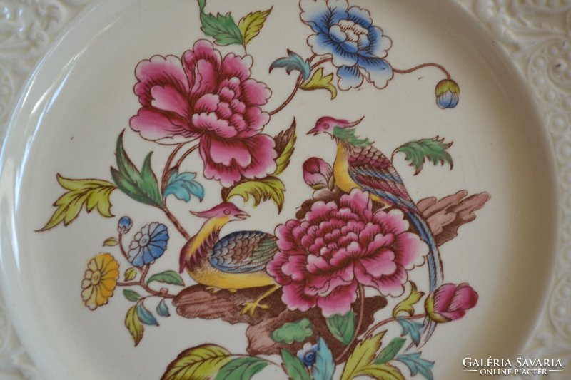 Antik Furnival Ellesmere madaras tányér