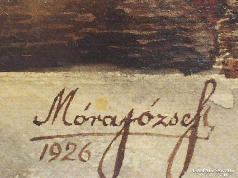 Joseph Móra: musical word, pastel, 1926