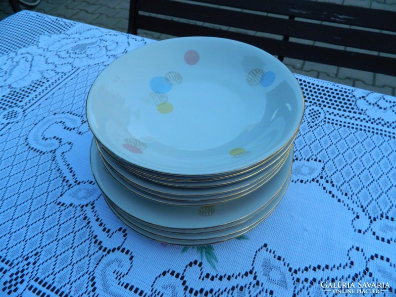 Art deco Bareuther Bavarian plate set of 10 pieces