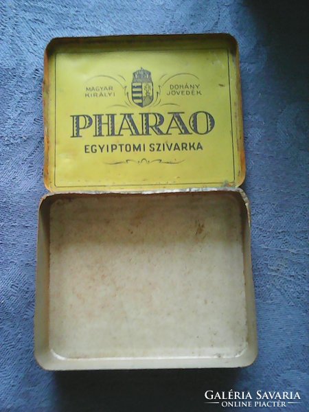 PHARAO egyiptomi szivarka pléhdoboz 