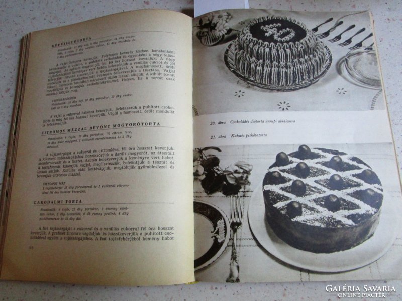 M Hajková: ÉDESKÖNYV szakácskönyv cukrászat 1965