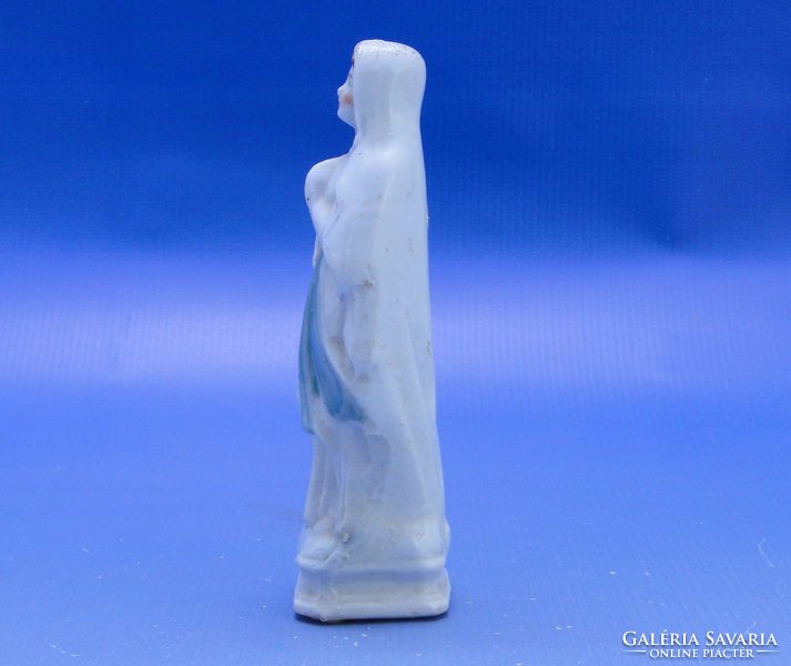0C444 Régi Szűz Mária porcelán szobor